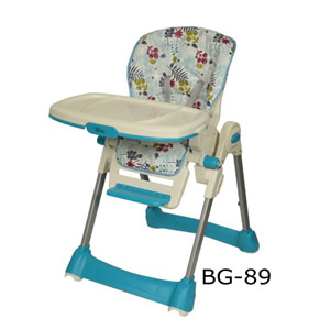 Tinnies Baby Adjustable High Chair Blue