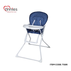 Tinnies Baby High Chair Blue