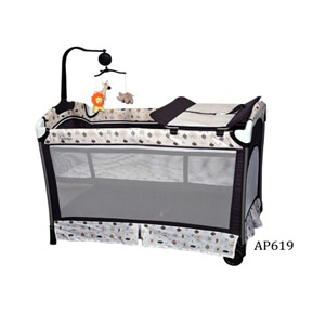 Tinnies Baby Play Pen Grey