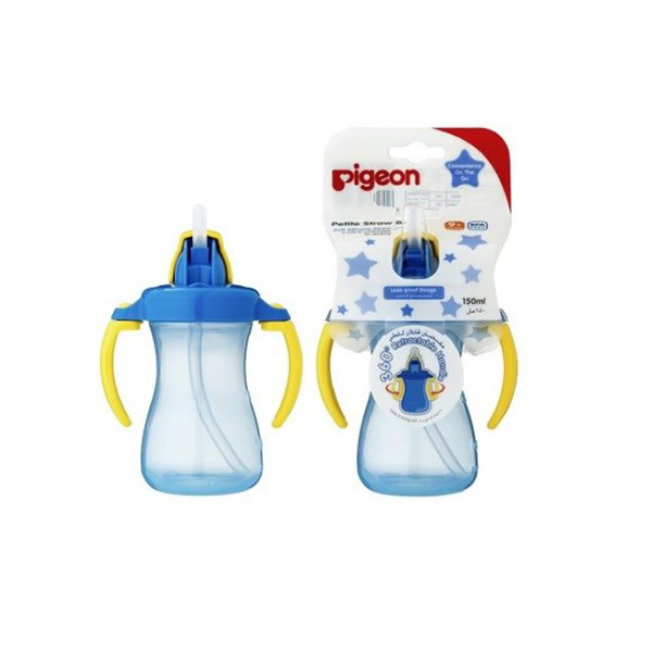 Pigeon Petite Straw Bottle 150ML (Blue) D149