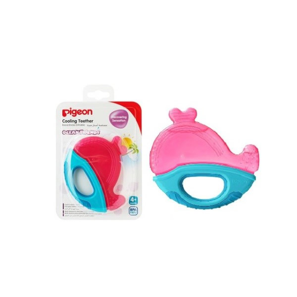 Pigeon Cooling Teether Pinkie Whale N652