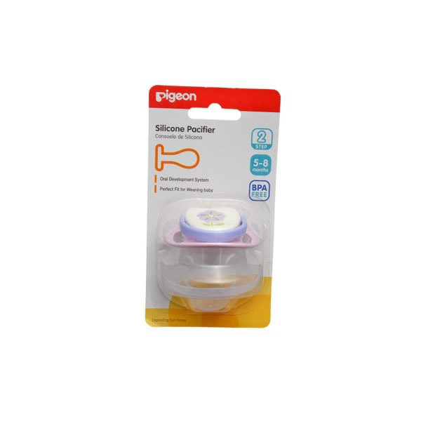 Pigeon Silicone Pacifier Step 2 (Purple) N13686