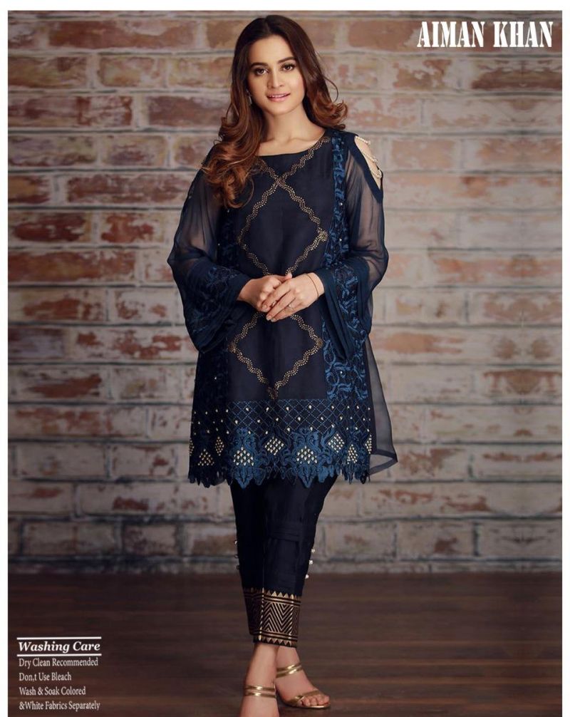 Aiman khan Replica New Design Linen Al-1040