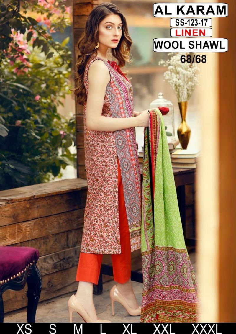 Lime Light New Design Khadar *12 Slub* SS-123-17 Pink