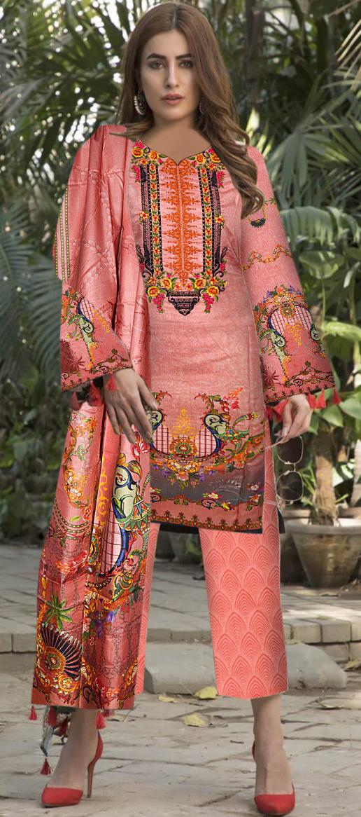 Asim Jofa New Design Viscos NC-20488 Pink