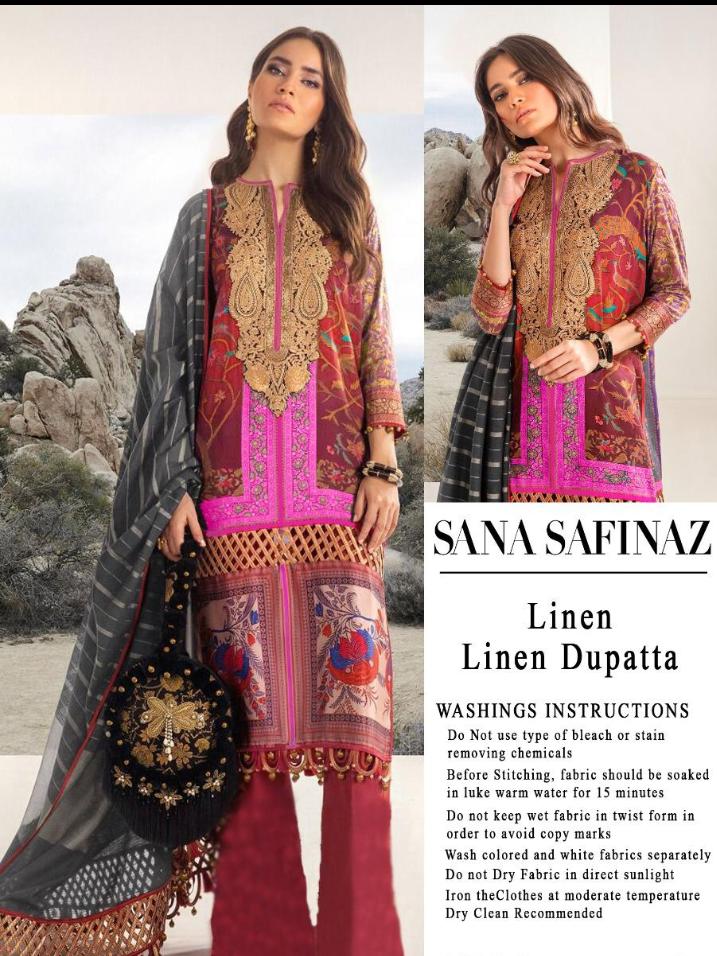 SANA SAFINAZ New Design LINEN 2161