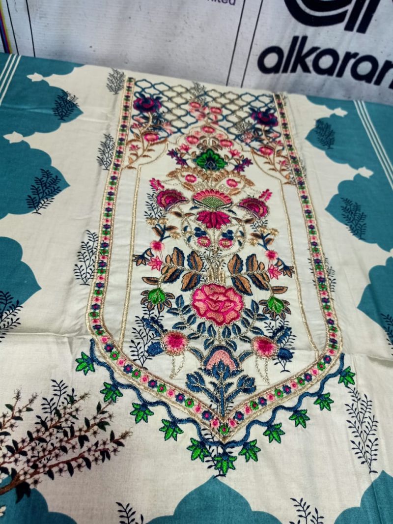 Cross stitch New Design Linen 2187 for sale online in Lahore Pakistan.