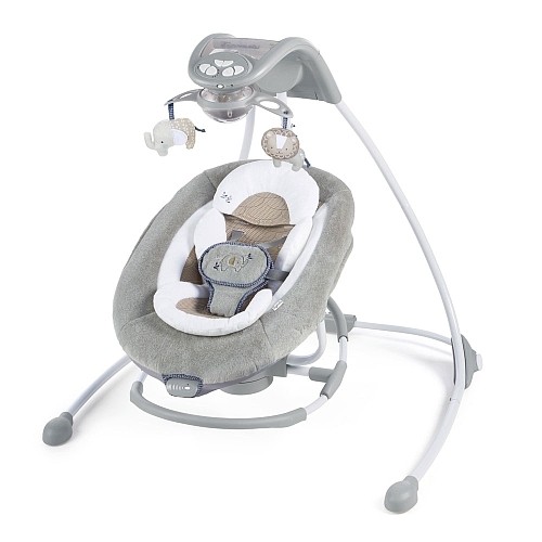 Ingenuity DreamComfort InLighten Cradling Swing & Rocker in Townsend