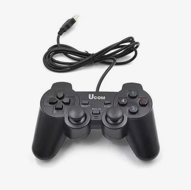 Ucom JoyStick Gamepad Kit For PC Wired USB 2.0 Black Gamepad Joystick Joypad Game Controller For PC Laptop Computer For Win7/8/10 XP Ucom JoyStick Gamepad Kit For PC Wired USB 2.0 Black Gamepad Joystick Joypad Game Controller For PC Laptop Computer