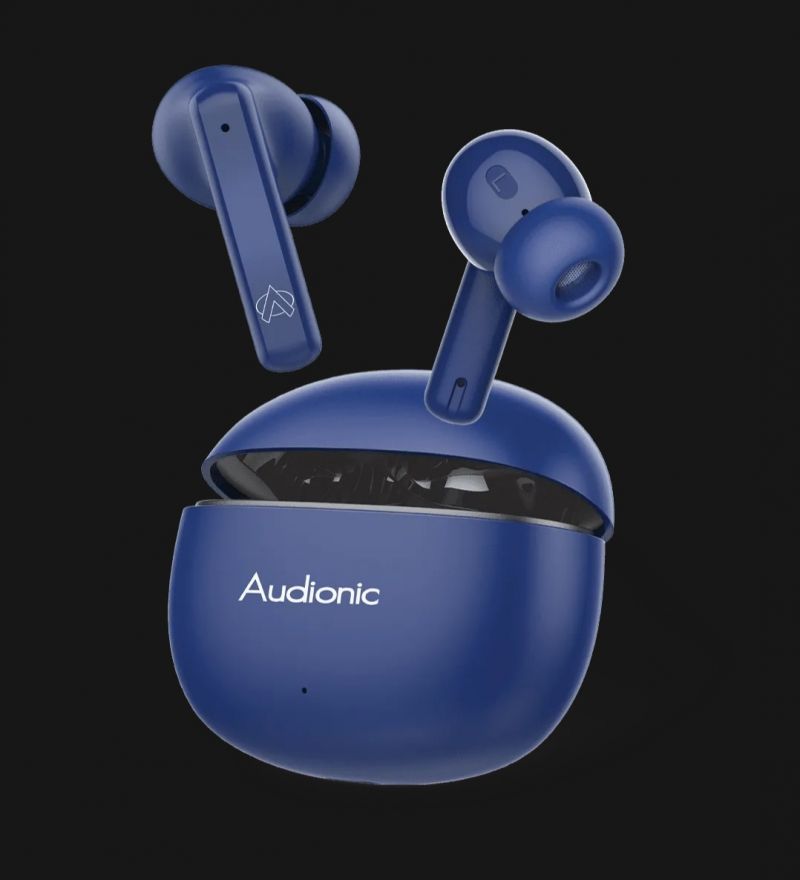 Audionic Airbud Signature S680 Quad Mic, ENC Wireless Earbuds, Gaming mode Low Latency TWS Earbud With 40 Hours Playtime, IPx4 Water Proof Wireless Earphones With Voice Asistance Bluetooth Ear buds And Headphones