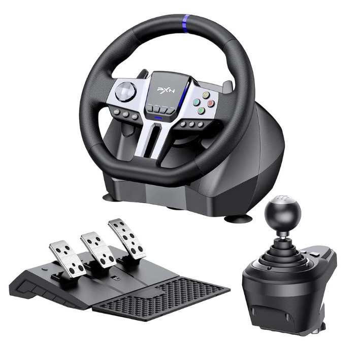 PXN V9 Racing Wheel Gen 2 for PC, Xbox One, Xbox Series X/S, PS4, PS3