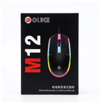 Oijige M12 Wired Rgb Gaming Mouse With Adjustable High Dpi Optical Sensor For Pc
