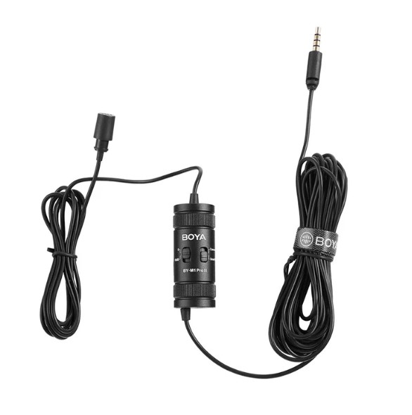 Boya BY-M1 Pro II Universal Lavalier 3.5mm Microphone