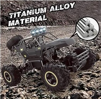 RC Car Rock Crawler Electric RC Vehicles Alloyed RC Car Remote Control Toy - RC Car Drift - RC Car OFF Road - RC Car High Speed Car - RC Car Battery - RC Car Remote Control