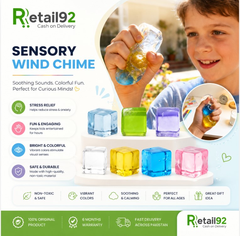 Cube Sensory Fidget Cube Stress Relief Anxiety Sensory Tool for Focus ADHD & Office Desk Calming Gadget