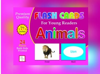 Learning Flash Cards For Kids - Animals