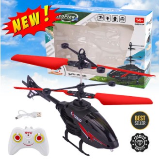 Remote Control Helicopter Cool Electric Airplane Toys for Kids RC Helicopter with LED Toys for Boys and Girls