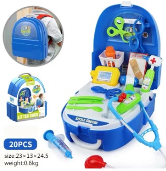 Doctor Set For Kids | Kids Doctor Playset with Electronic Stethoscope | Toy Medical Kit for Kids | Pretend Play Doctor Set for Toddlers | Children`s Realistic Dr. Kit with Sounds
