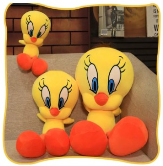 Cute Plush Toys Creative Toy Gifts Soft Dolls Tweety Bird Cute Soft Plush Toy Doll Gift for Children s Birthday Gift for Kids,Girls,Boys,Friends