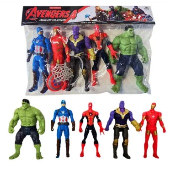 Avengers 5 Figures Set For Kids