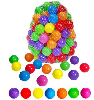 Soft Material Plastic Balls 50 Pcs, 24 pcs, 12 Pcs For Kids Play