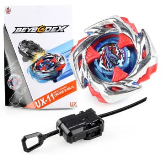 UX-11 Starter Impact Drake 9-60LR with Ripcord Launcher Set Gyro Spinning Toy Battle Top Game