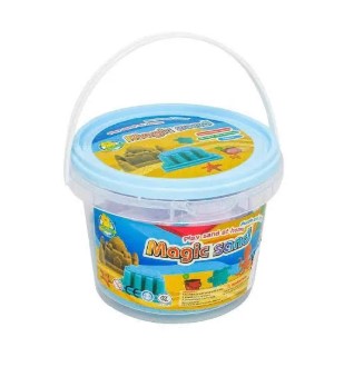 Magic Sand Jar Magic Sand Toy Set for Kids, Molds Creative Playing Sets Include Bucket, Sand Models, Colorful