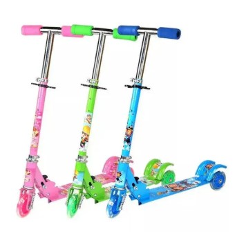 Scooty For Kids Adjustable 3 Wheel Kick Scooter Gifts For Toddlers Children Boys Girls