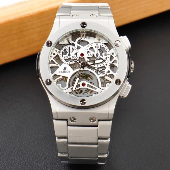 HB - Chain Silver - 42mm - Mens Watch