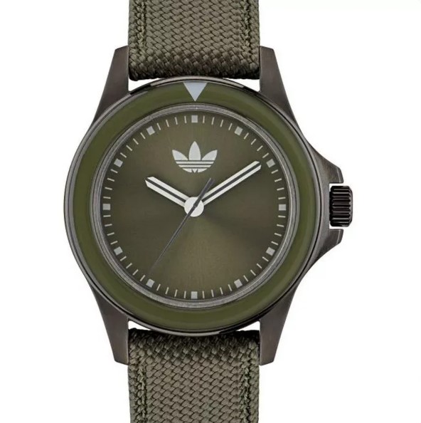 Adidas AOFH23017 Expression One Green Dial Watch