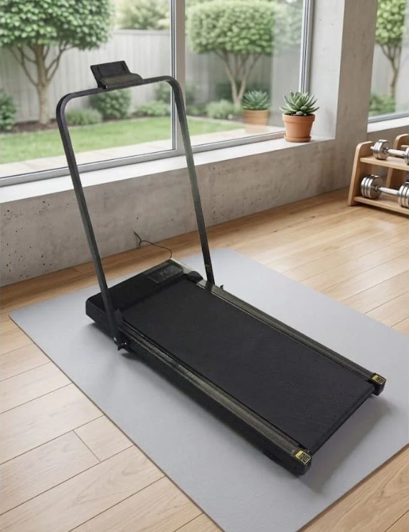 Walking Pad With Foldable Stand 1 to 10 KMPH - Black