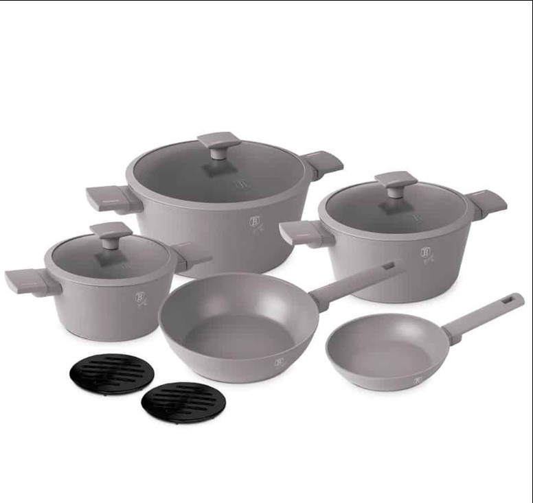Cookware Set 10 pcs Taupe Berlinger Haus (Germany)