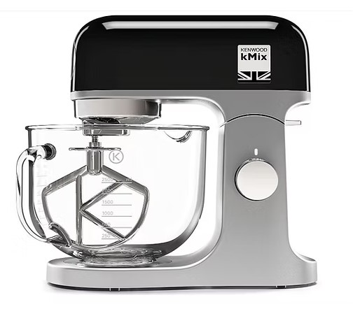 Kenwood 0W20011139 KMix Stand Mixer Glass Bowl 1000 W, Black