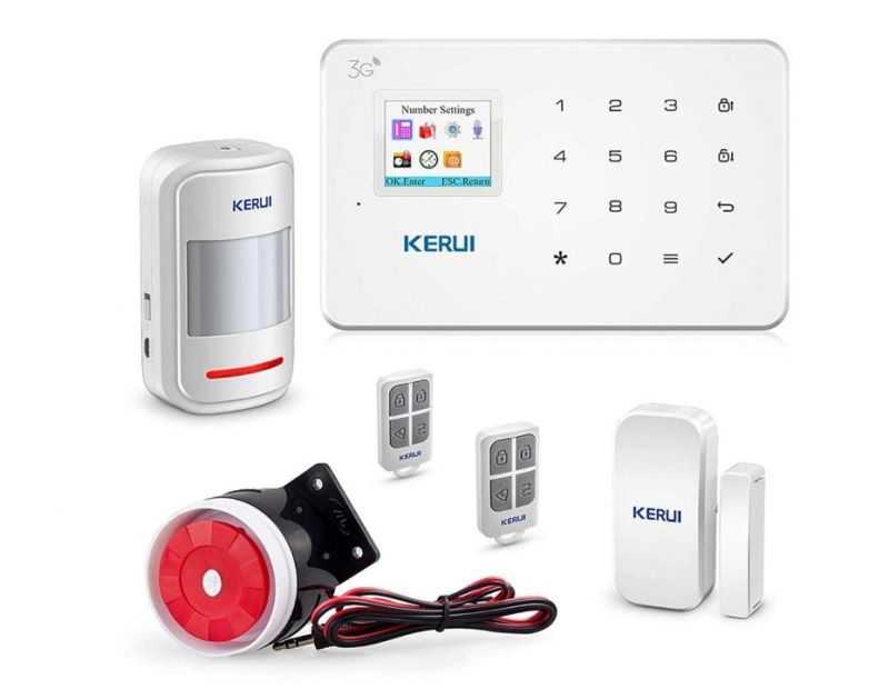 KERUI G18 WiFi Home Burglar Wireless Security Protection Alarm System Kit with IOS-Android APP Control