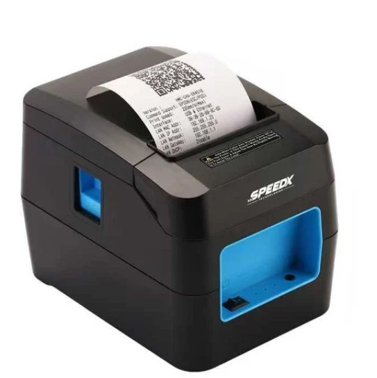 Speed-X SP-90A | 80mm Thermal Receipt Printer | USB + WiFi + Bluetooth | 203 DPI | High-Speed Printing