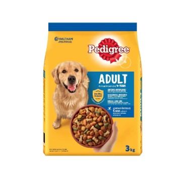 PEDIGREE DOG FOOD ADULT CHICKEN & VEGETABLE 3 KG