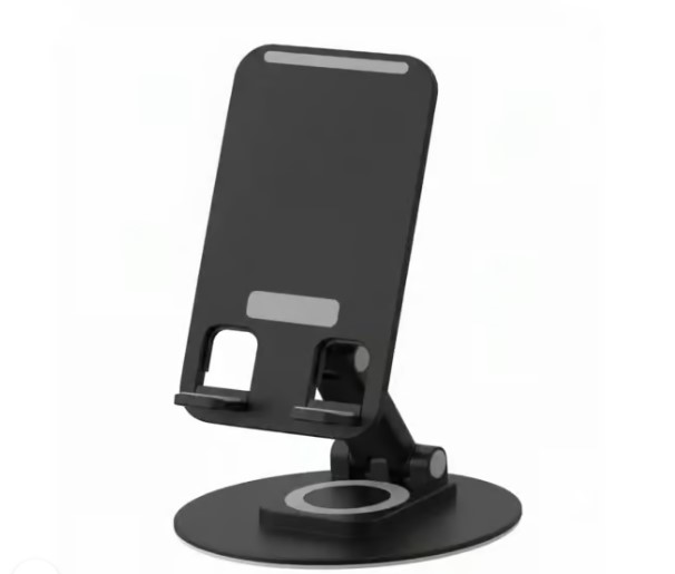 STABLE LS29 360 Degree Rotating Metal Phone Holder (Black/White)