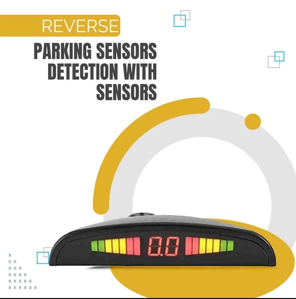 Reverse Parking Sensor Kit – LCD Display With Buzzer & Distance Alert