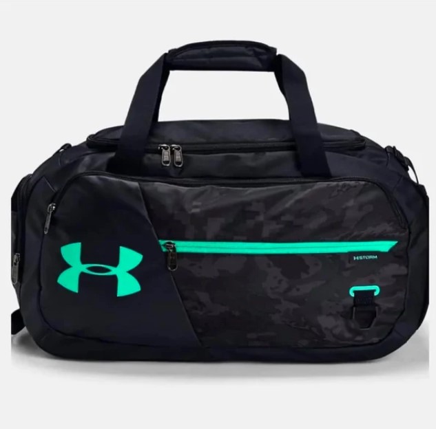 Under Armour Undeniable 4.0 Gym Duffle Bag - Black/Camo/Sea Green