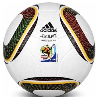 Adidas Jabulani FIFA World Cup 2010 South Africa Official Match Football – Size 5 Professional Match Quality Soccer Ball for Training, Club & Competitive Matches