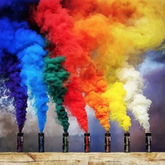 Pack Of 5 Color Smoke_Bombs_ For Birthday Celebration Color_ Smoke Color Shell For Party Wedding Birthday Decoration