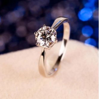 Diamond Ring Stainless Steel Ring For Girl & Woman