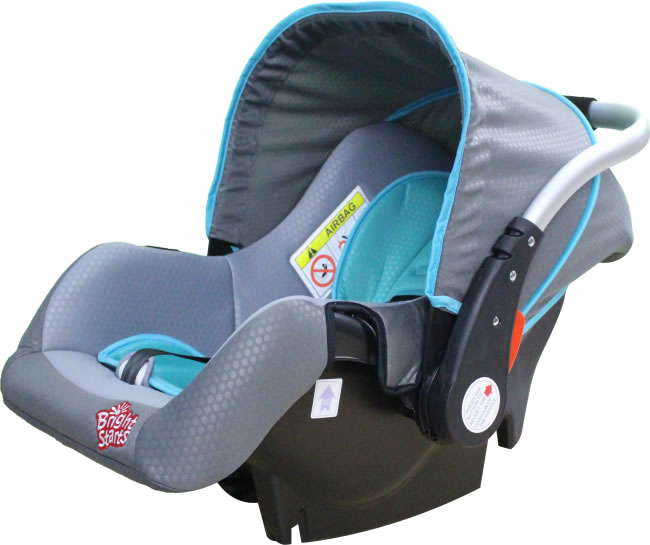 Bright Start Carry Cot Green & Grey for sale online in Lahore Pakistan.