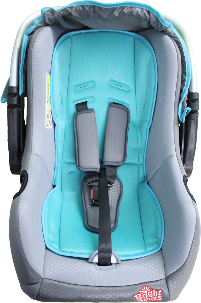 Bright Start Carry Cot Green & Grey for sale online in Lahore Pakistan.