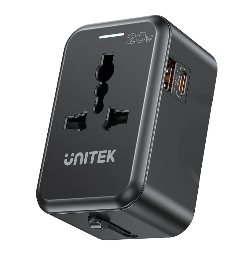 Unitek Universal Travel Adapter 20W