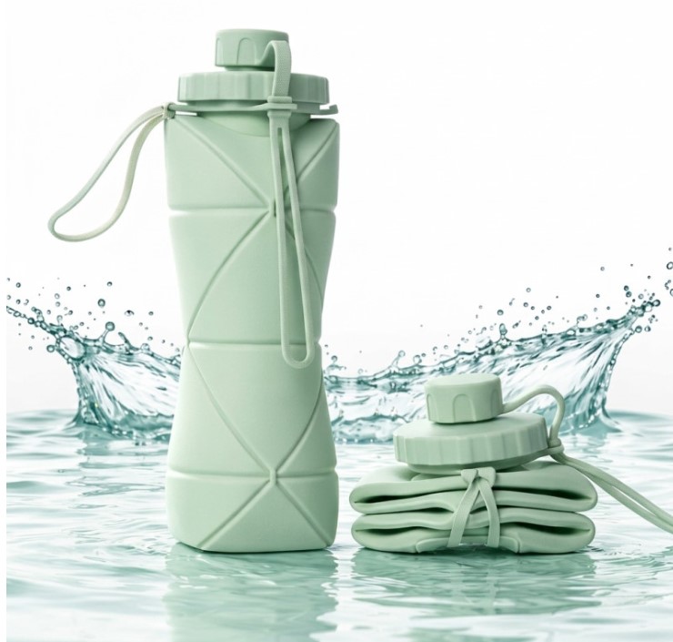 Collapsible Silicone Water Bottle