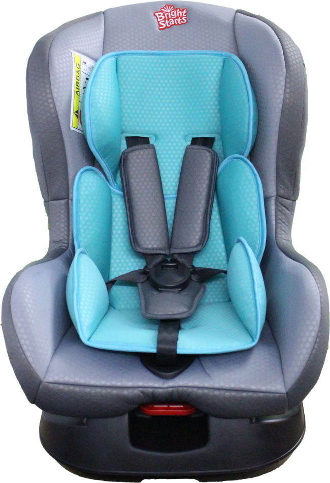 Bright Start Car Seat Green & Grey