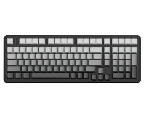 ATTACK SHARK X98 Full-Size Wireless Mechanical Keyboard, 102 Keys Tri-Mode Bluetooth 5.0 2.4G USB-C, Upgraded Gasket-Mount, Hot-Swappable 3/5 Pin, 4000mAh, South-Facing RGB, Moonlit Night