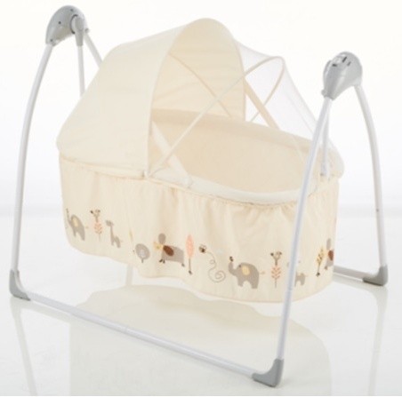 Infantes Baby Bassinet Cradle Swing - Off White