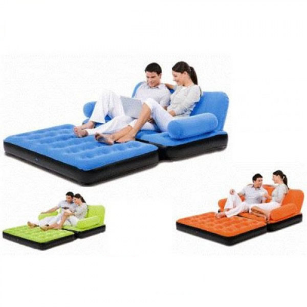 5 in 1 Sofa Cum Bed Coloured